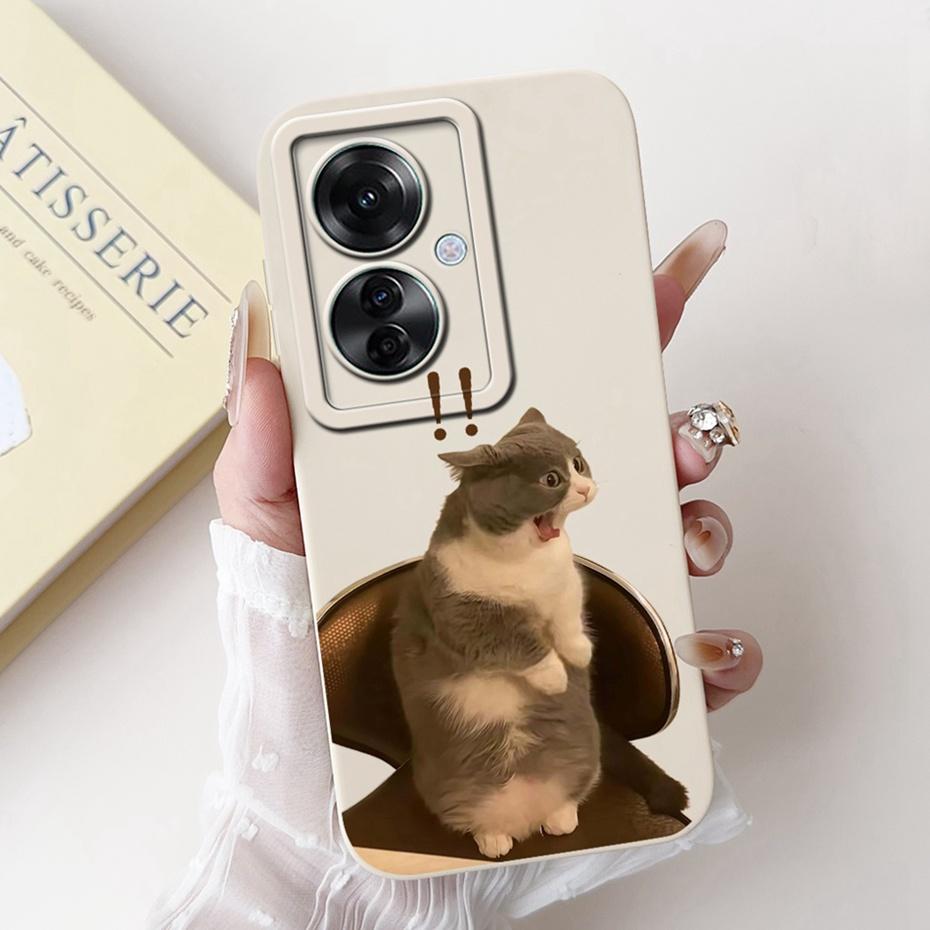 Cute Cartoon Phone Case For OPPO Reno11 F 11 11Pro 5G Soft Silicone Shockproof Cover For Oppo Reno11 Pro 11F Cases Bumpers