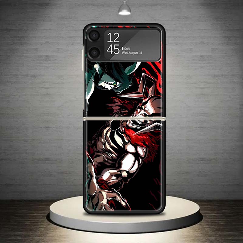 Kurosaki Ichigo Bleach Phone Case For Samsung Galaxy Z Flip 7 6 5 4 3 5G Shockproof Cover Z Flip7 Flip6 ZFlip5 Flip3 Flip4 Luxur