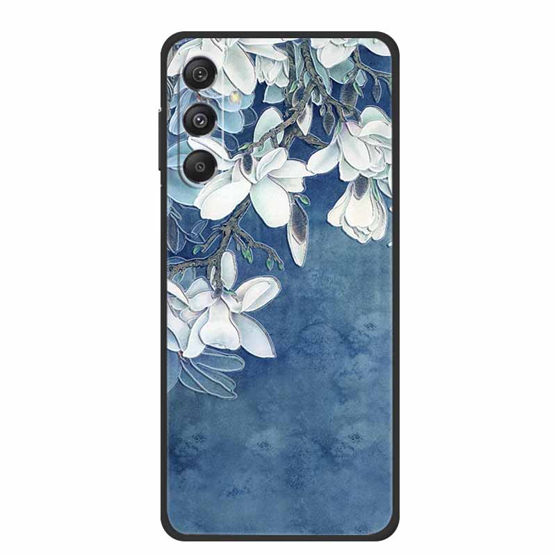 3D Emboss Case For Samsung Galaxy A16 5G Phone Case Coque Flowers Soft Silicone Back Cover For Samsung A56 A36 M16 F16 A26 Case