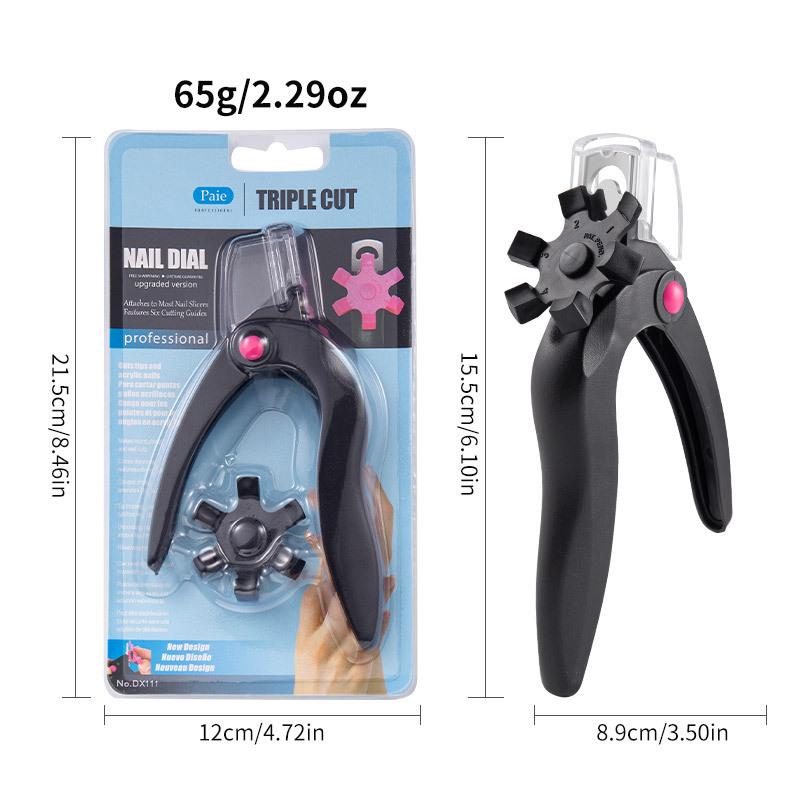 Multi-Functional U-Shaped Nail Clipper & Straight Scissors for Nail Art