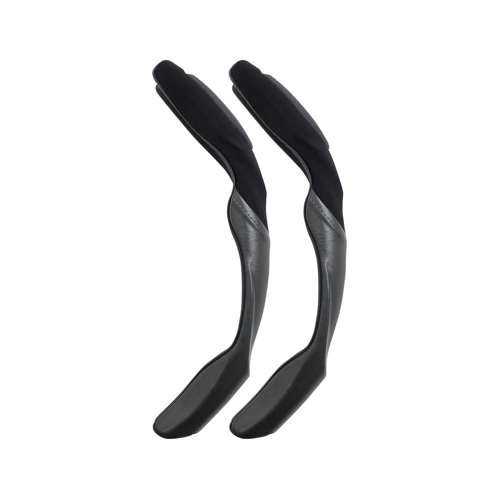 Чехол на руль Tsuchiya Yac Fit Grip из замшевой кожи (Черный, KF-1)