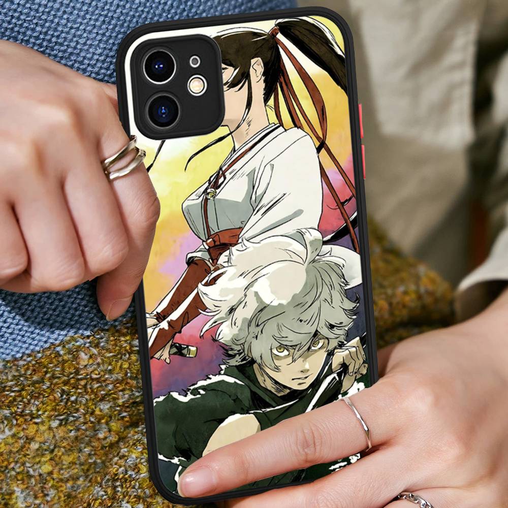 

Anime H-Hells Paradise Silicone Case For iPhone 16 15 14 13 12 11 Pro Max Plus X XS MAX Shockproof Matte Cover iphone 13pro max