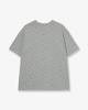Eiieii Web Logo Flower T-Shirts [Melange Grey]