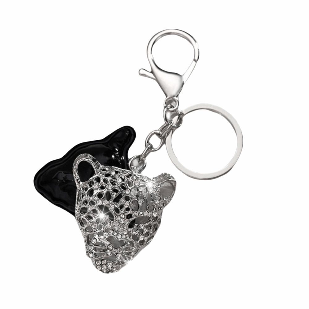 Silver Car Bag Pendant Crystal Rhinestone Rhinestone Keychain Fashion Pendant Car Decoration