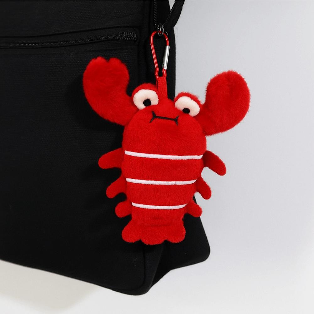 PP Cotton Ocean Animal Coin Purse Fluffy Animal Bag Pendant Soft Plush Doll Keychain Birthday Gift