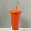 Creative Straw Cup Sequined Glitter Cup Colorful Coffee Juice Straw Mug  Simple Cute Net Red Plastic Bottom Outdoor Portable Cup