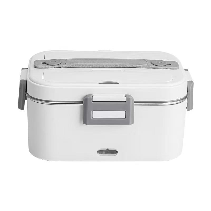 Electric Insulated Heating Lunch Box for Car - Portable Bento Box Gift with Waterless Heating