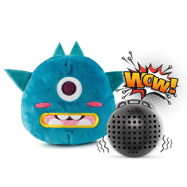 

ATUBAN Giggle Plush Dog Toy Interactive Dog Toys Pet Squeaky Toy with Jumping Activation Ball for Dogs Playing зелёный