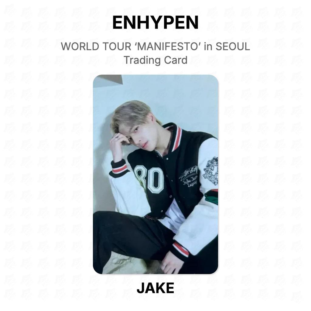 ENHYPEN WORLD TOUR ‘MANIFESTO’ in SEOUL Trading Card Official Photocard