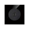 2022 New Black Glass Panel USB Wall Socket EU, Push Wall Switch with LED Indicator Light, UK 13A Wall Socket Switches