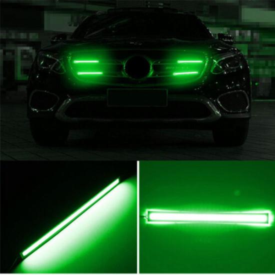 1X 12V Waterproof DRL LED Strip Light Bar Camping Caravan Boat Car COB Green