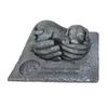Urme de lăbuțe Rășină Piatră comemorativă pentru animale de companie Rezistentă la intemperii Piatră de grădină Pietre funerare Curte exterioară Terasă Piatră funerară Piatră funerară pentru animale de companie Cadou