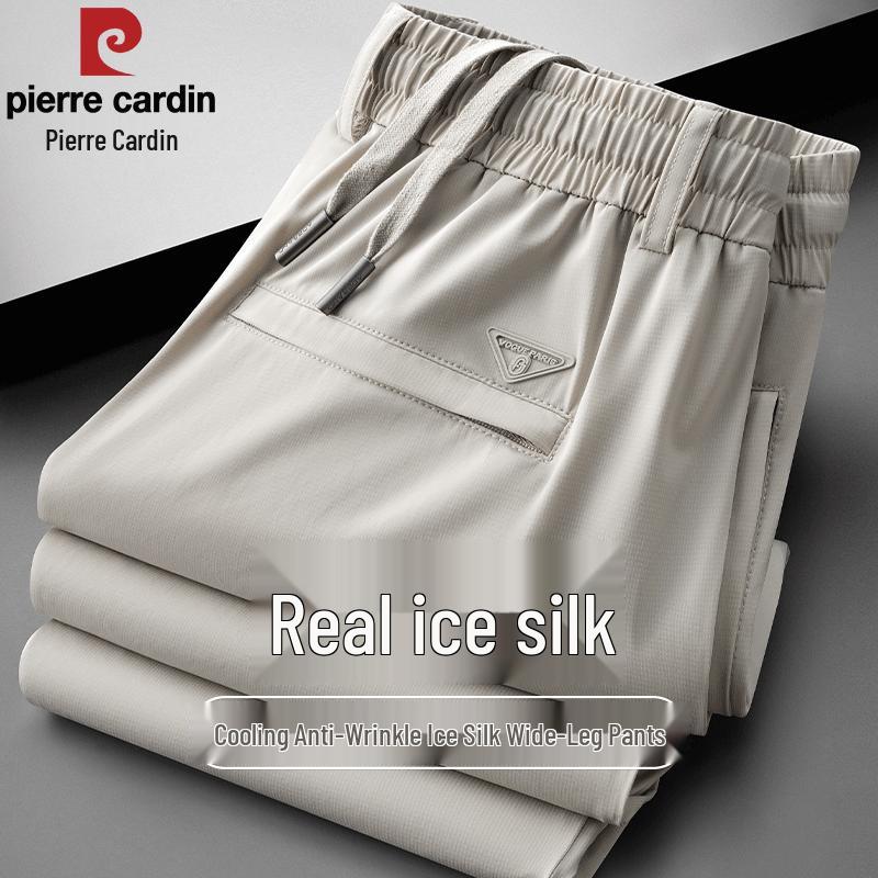 Pierre Cardin Men s Ice Silk Quick-Dry Straight Leg Casual Pants 5XL