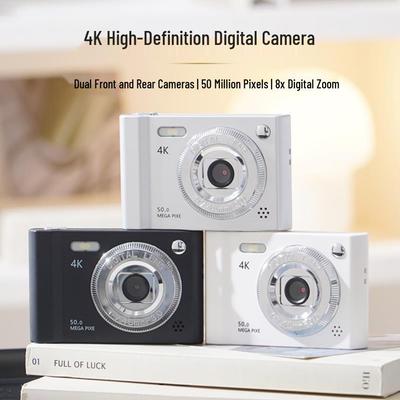 4K HD Mini Öğrenci Giriş Seviyesi Dijital Kamera - Taşınabilir Seyahat CCD