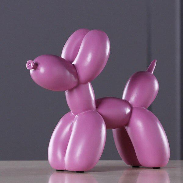 Resin Balloon Dog Crafts Sculpture Creative Gifts Modern Simple Home Decorations Statues 8 Colors