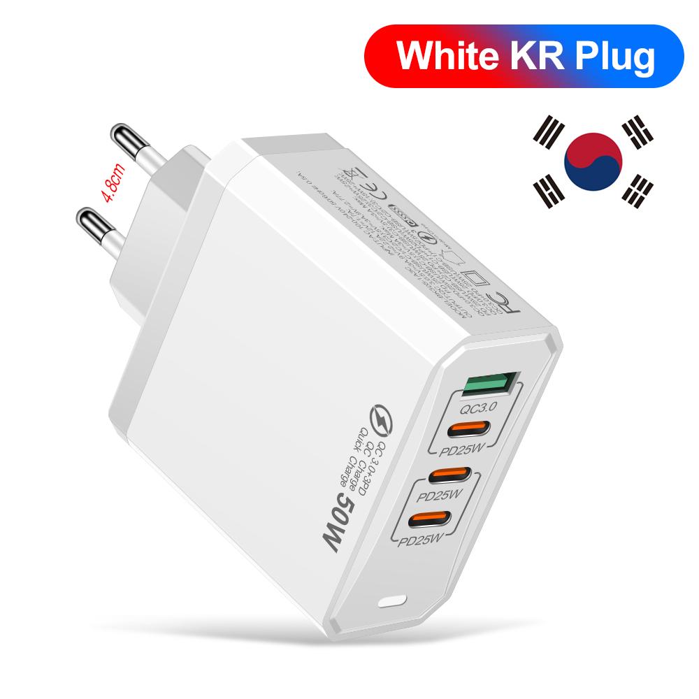 Total 100W USB Charger Phone Charger Fast Charging For Xiaomi Samsung  Travel Charger Adaptor For iPhone Quick Charger
