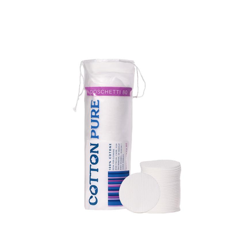 

RCA Plain Round Water Jet Cotton 120 Pieces Set Makeup Remover Wet Compress Disposable Cross-border Exclusive Use