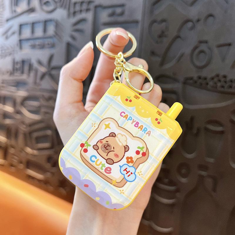 Creative Multifunctional Keychain Microphone - Cute Bag Accessory & Student Toy Pendant Gift