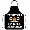 Nosleeve Waterproof Apron For Kitchen And Grilling With Colorful Abstract Design