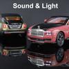 1:24 Rolls-Royce Spectre Streets Car Model Toy Sound Light Shock Absorption Starry Sky Top Vehicle Models Desktop Ornaments Gift