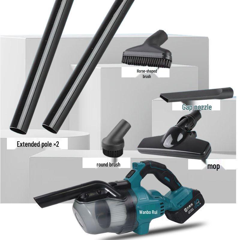 High-Power Wireless Auto & Home Vacuum Cleaner - Strong, Automatic Dust Collector