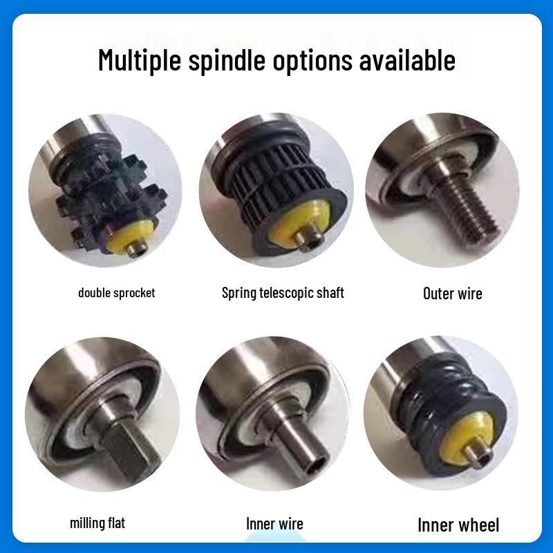 Non-Powered Stainless Steel Conveyor Roller with Sprocket, Galvanized Roller & Rubber-Coated Roller for Assembly Lines