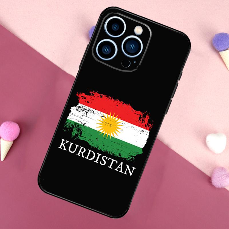 Kurdistan Flag Phone Case For iPhone 17 Pro Max 17 Air 16E 13 12 Mini 14 15 Plus 11 16 Pro Max Back Cover