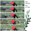 20/40/80/100/200Pcs Adjustable Irrigation Drippers Sprinklers 1/4'' Emitter Dripper Drip Micro Spray Rotating Nozzle for Watering System