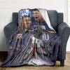Star Player Kylian Mbappé Blanket Ultra-Soft Great for Office Chair Seaside Bed for All Seasons Modern Ideal Gift for Friends Family Couples Picnic