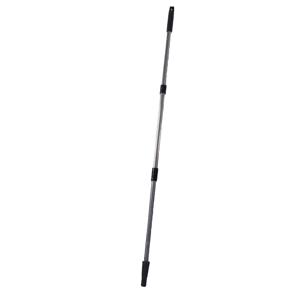 Paint Roller Extension Pole Stainless Steel 13.1FT 10 Segmented Detachable Pole with Tapered Adapter for Painting and Cleaning Tools