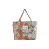Vintage Oil Painting Flower Handbag Sundries Storage Bag Women's Cute Bento Bag Literary Handbag