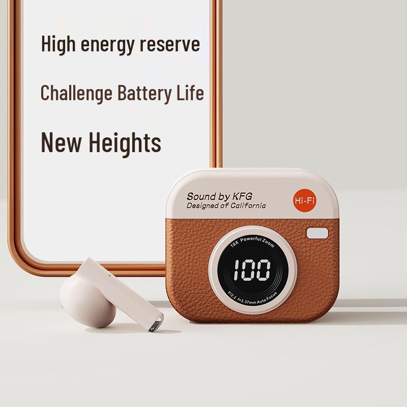 Retro Q86 Bluetooth Earphones: Half-in-Ear, Noise Cancelling, Sports-Ready, Long Battery Life