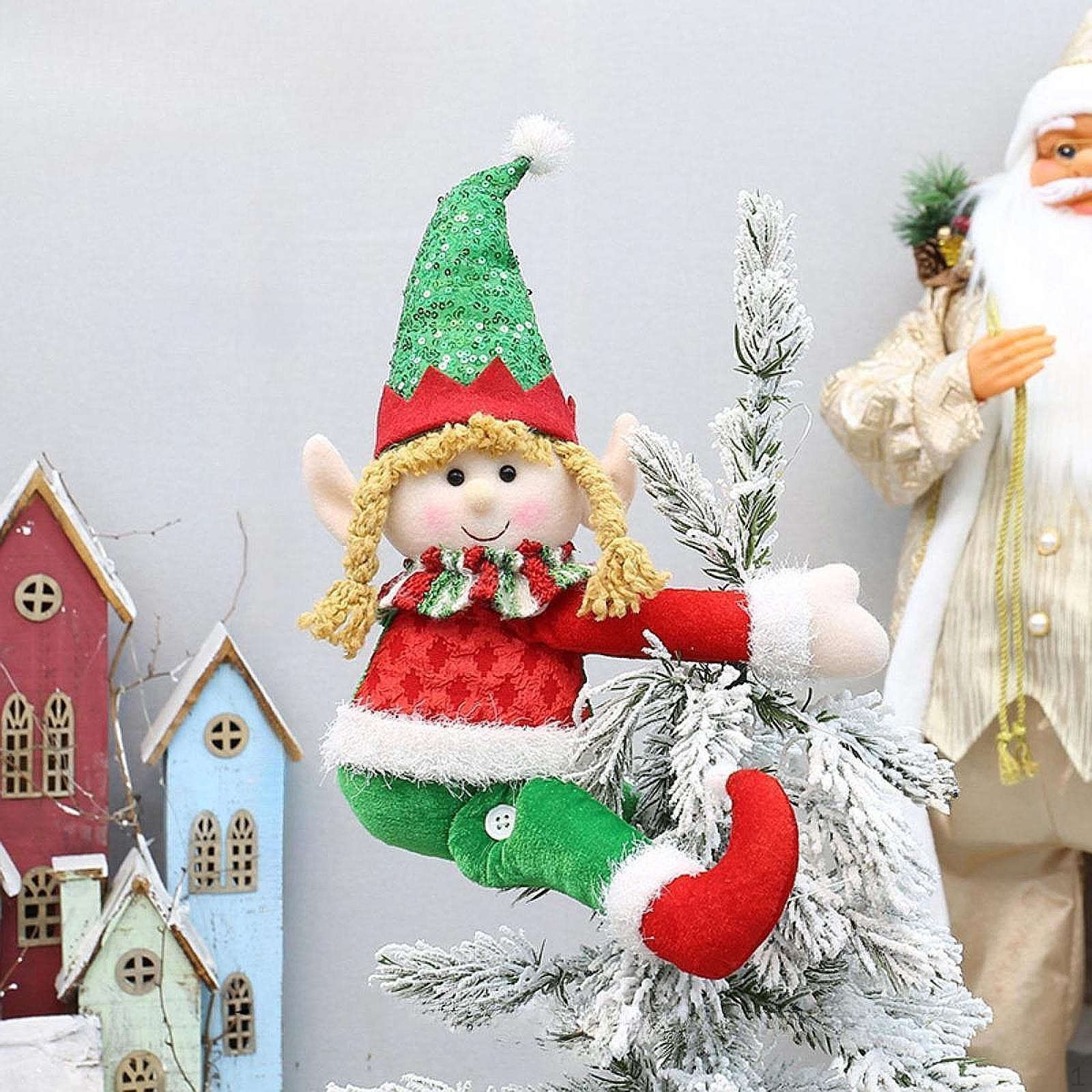 

Рождественская мягкая кукла, фигурка, украшения, игрушки, легкое украшение, рождественский декор для вечеринки, дня рождения Style B