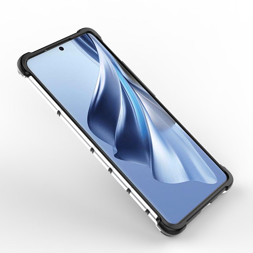 Für Oppo Reno10 5G (Global)/Reno10 Pro 5G (Global) Hülle Wabenmuster TPU+PC Smartphone-Hülle