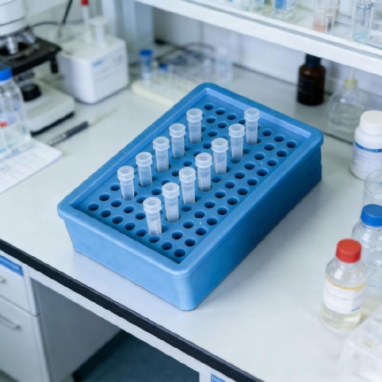 Ruimtebesparende Laboratorium Centrifugebuis Opslag Vriezerbox Container Ondersteunt Diverse Buisformaten En Eenvoudig Transport