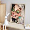 Disney Diamond Painting 5D DIY Illustration of Disneys Classic Villain Cruella Defiance Art Mosaic Embroidery Decoration Cross Stitch Gift