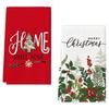 1pc/2pc/4pc/pack Christmas Scrub Sponge Creative Kitchen Dish Cloth Festive Cleaning Decor for Home & Table Kitchen Dish Towel Xmas Cleaning Supplies