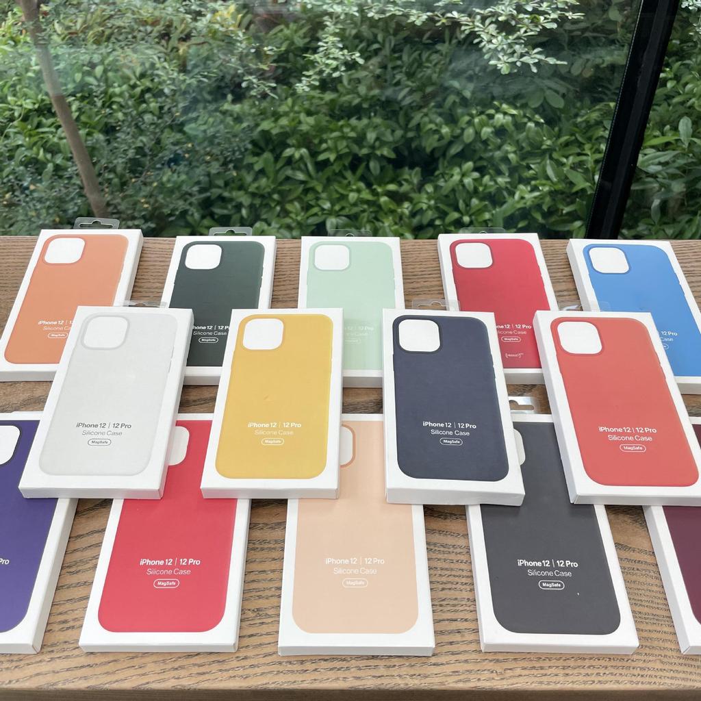 Apple 13 Pro Max Liquid Silicone Case with Pop-up Window & Full Coverage