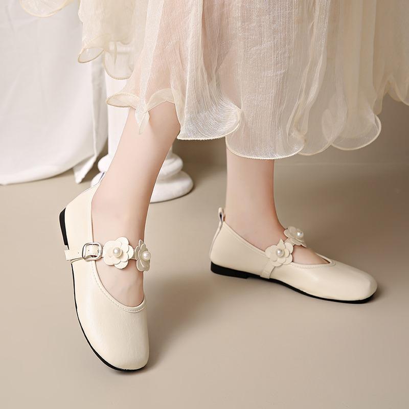 Niedriger Absatz Elegante Mokassins Japanischer Stil Lolita Mary Jane Damen Pumps Eckige Zehen Gothic Schuhe für Damen Schuhmode Frühling