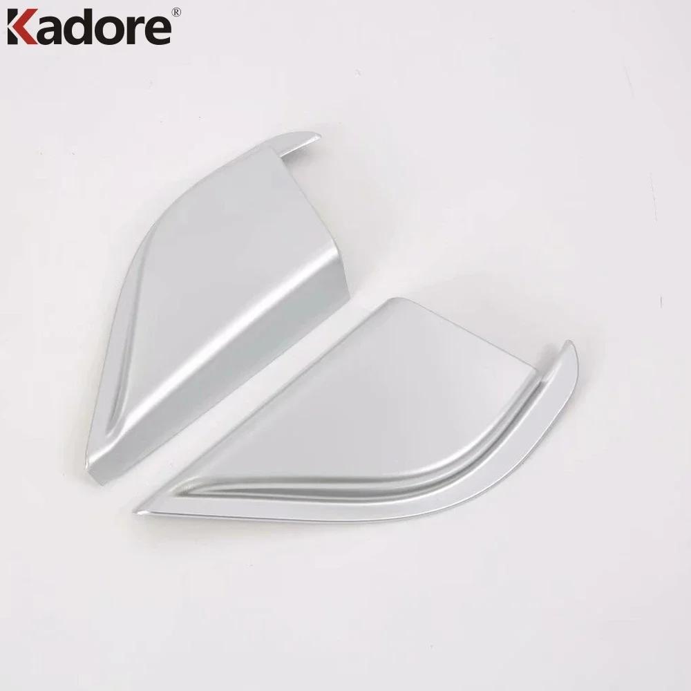 For Ford Focus      Carbon Fiber Car Front Inner Door A Pillar Triangle Cover Trim Interior Accessories ABS Matte