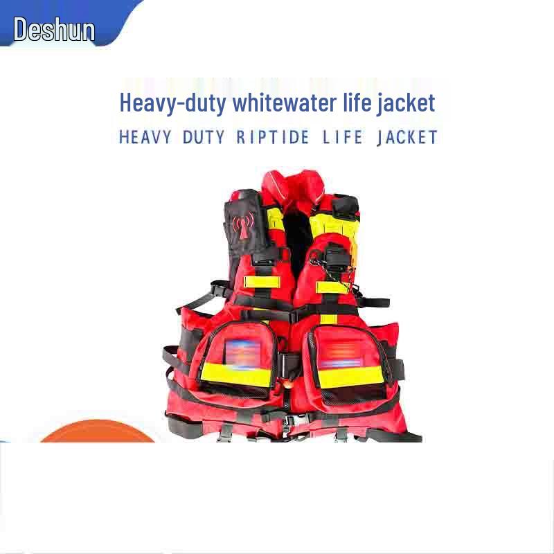OLOMM Professional Heavy-Duty Rescue Life Jacket Standard