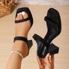 Fashion Summer 2025 Trend Women High Heels Sandals Outdoor Comfortable Platform Sandals Sexy Office Lady Shoes Women Zapatos De Mujer