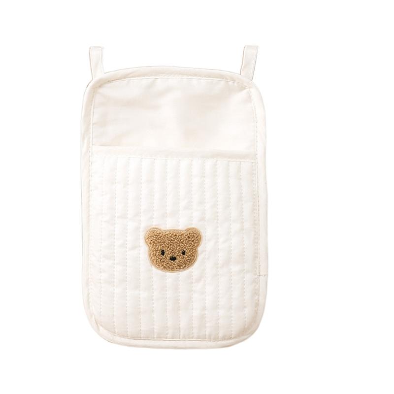 

Bedside Organizer Storage Bag for Toy Diaper Baby Cribs Pram Strollers Storage Bag Multifunctional Hanging Pocket small
