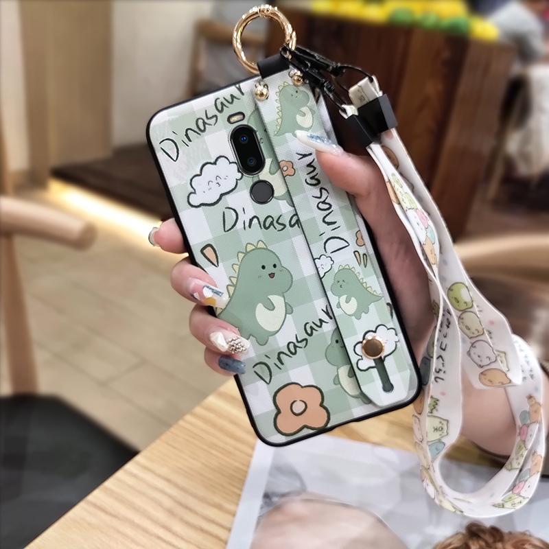 Dirt-resistant Durable Phone Case For Meizu M8/V8 Pro Anti-dust Cute Soft Case Kickstand Silicone Anti-knock Shockproof