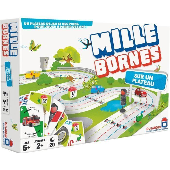 MILLE BORNES PLATEAU - CLASIC MARE - Joc de societate - DUJARDIN - O ediție de familie cu un platou 3D pentru mai multă distracție!