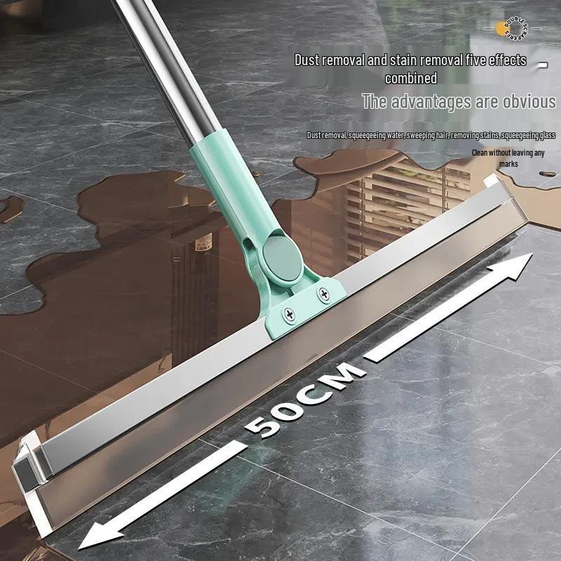 New Arrival: 2-in-1 Magic Broom & Squeegee - Dual-Use for Floors & Windows