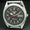 AUTOMATIC VINTAGE REFURBISHED SEIKO 5 6309A JAPAN MENS BLACK WATCH a442419-1