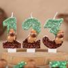 Cartoon Kapibara Numbers Birthday Candles Cake Decoration Party Holiday One Year Old Handmade Candles 0-9