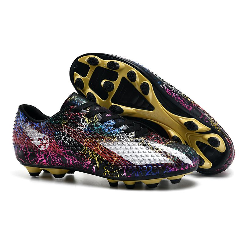 

Футбольные бутсы для мужчин FG/TF с нескользящей подошвой, тренировочные бутсы для игры на траве, сверхлегкие кроссовки для улицы, низкие футбольные бутсы для футзала 46 46