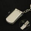 Creative Pendant Mini Mobile Phone with Flip Cover and Rotating All Metal Toy Decoration Gift Keychain